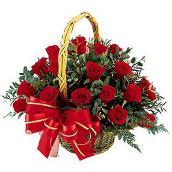 Ankara Ayaş çiçek gönderimi site ürünümüz Özel duygular sepet içinde 12 gül Ankara çiçek gönder firması şahane ürünümüz